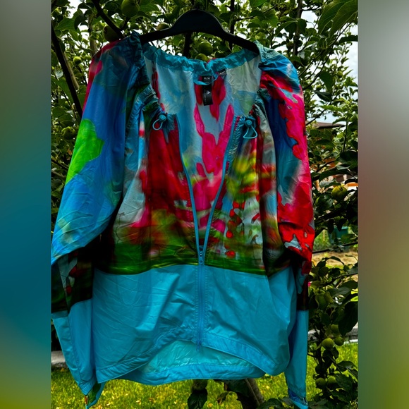 ADIDAS BY STELLA MCCARTNEY Adizero Printed Running Jacket - Sz M - Picture 2 of 15